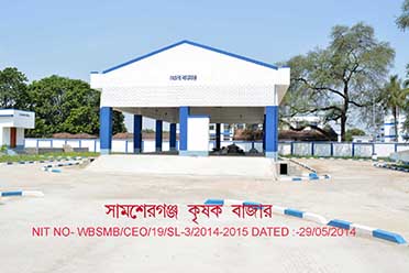 Open Market Shed,Samserganj Krishak Bazar